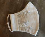 Wedding Face Mask (Lace or Embroidery Options) - PHOTO Ready!