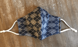 Argyle Face Mask (2 Style Options)