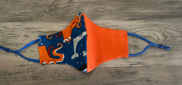 Kids Nemo/Dorey Gave Mask - Blue & Orange