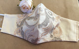 Mother of The Bride Ivory Lace Face Mask